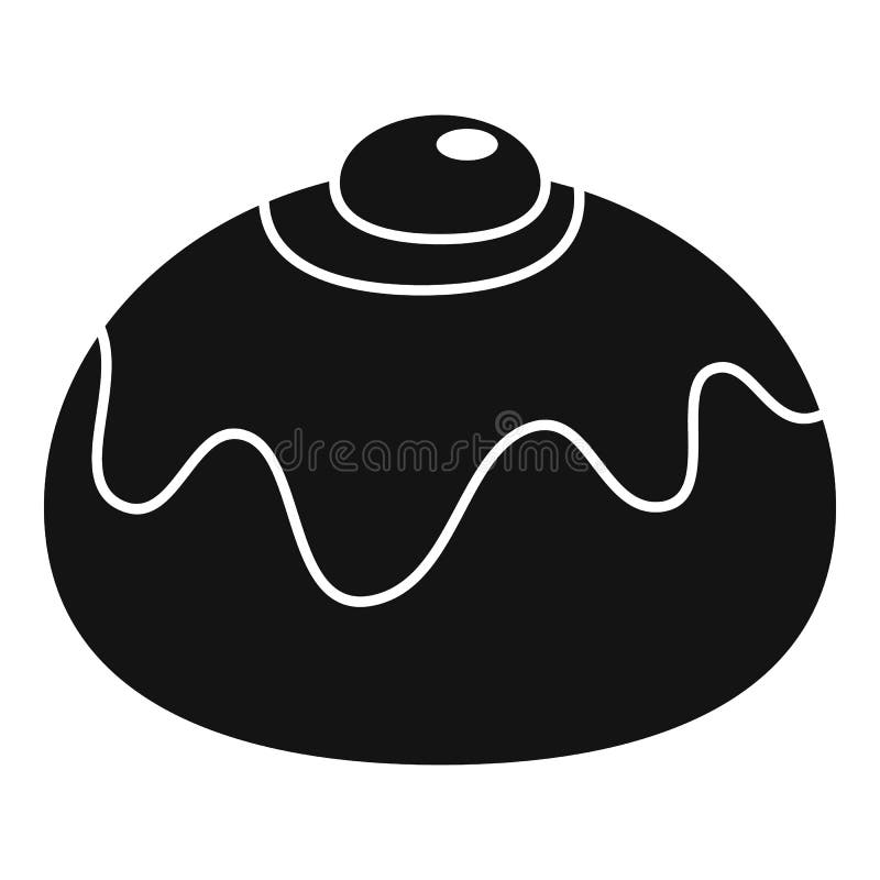 Ícone doce judaico da padaria, estilo simples ilustração royalty free Ícone doce judaico da padaria, estilo simples ilustração royalty free