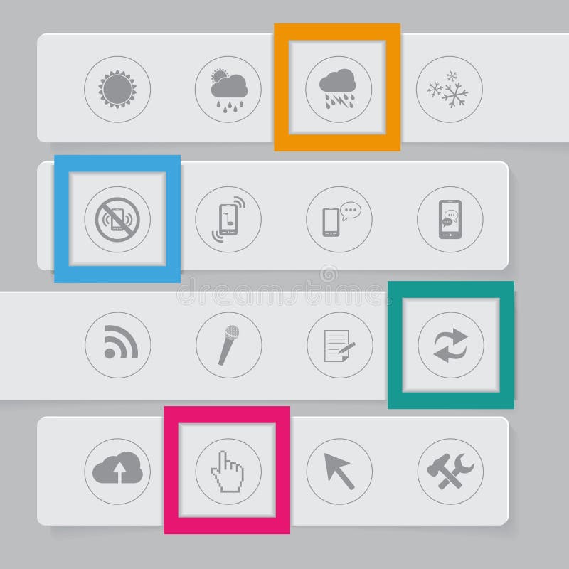 Modelo de banner de design gráfico com ícone ilustração do vetor