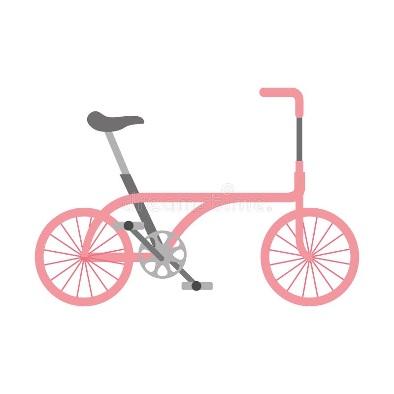 ícone isolado estilo do veículo da bicicleta ilustração stock ícone isolado estilo do veículo da bicicleta ilustração stock