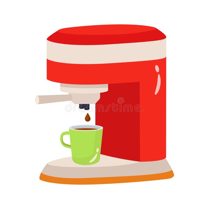 Ícone Premium 2d da máquina de café expresso ilustração do vetor