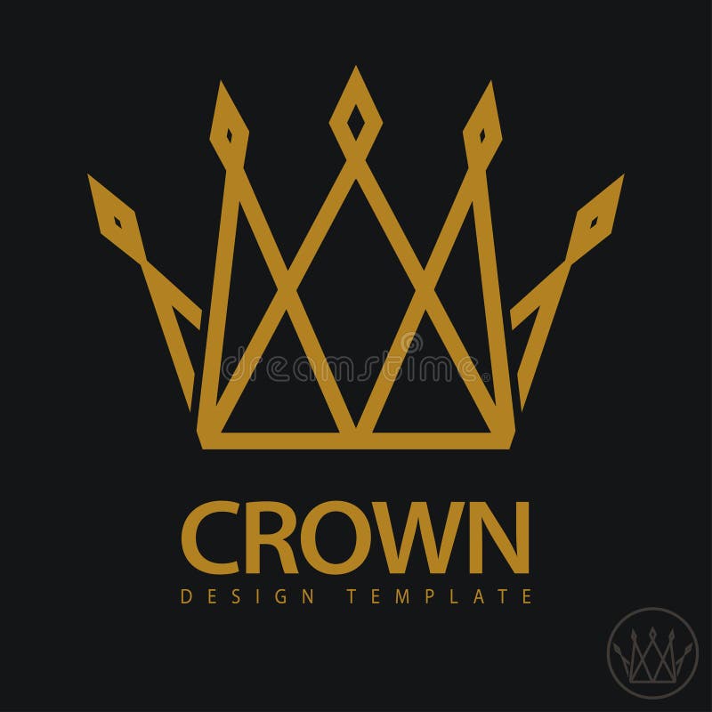 Ícone real da coroa Vetor ilustração royalty free Ícone real da coroa Vetor ilustração royalty free