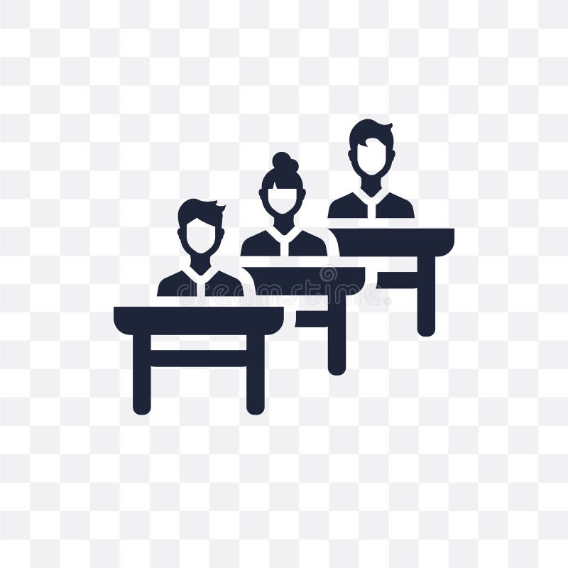 Ícone transparente da sala de aula Projeto do símbolo da sala de aula de Educati ilustração royalty free Ícone transparente da sala de aula Projeto do símbolo da sala de aula de Educati ilustração royalty free