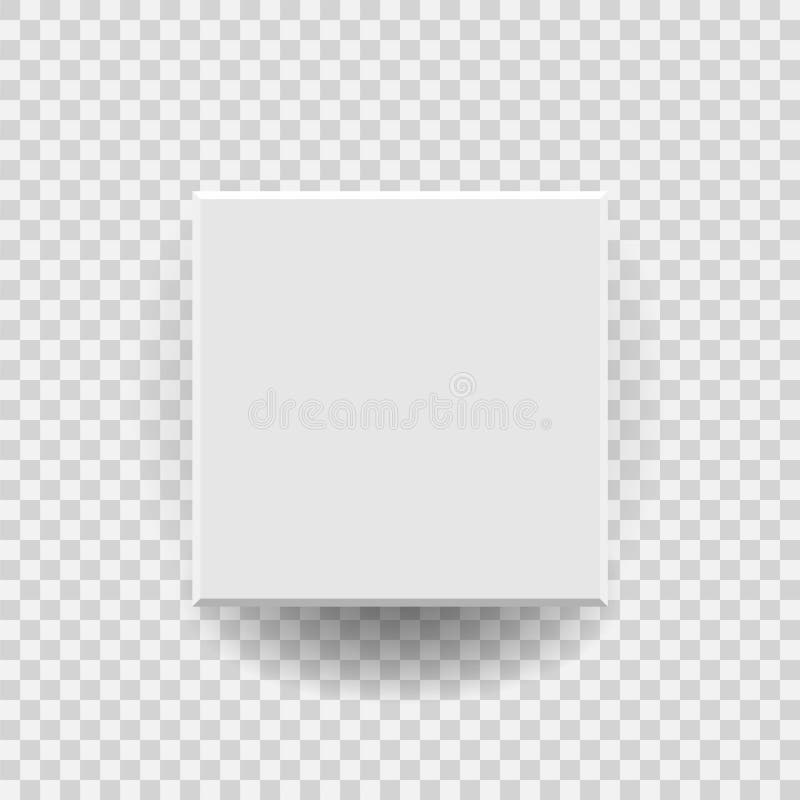 Ícone vazio branco do vetor da caixa de cartão do pacote no estilo liso 3d ilustração do vetor Ícone vazio branco do vetor da caixa de cartão do pacote no estilo liso 3d ilustração do vetor