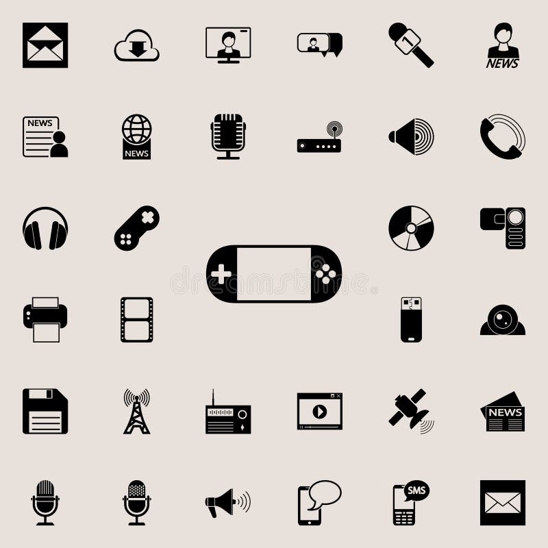 ícone à mão do console do jogo Grupo detalhado de ícones minimalistic Projeto gráfico superior Um dos ícones da coleção para Web ilustração stock ícone à mão do console do jogo Grupo detalhado de ícones minimalistic Projeto gráfico superior Um dos ícones da coleção para Web ilustração stock