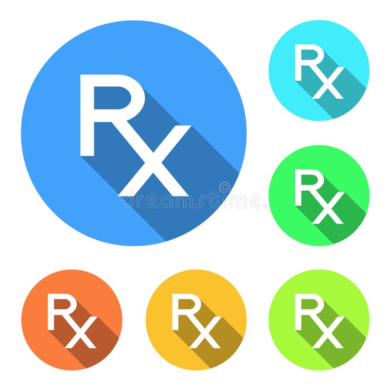 Ícones de Rx Rx assina dentro cores diferentes no fundo branco Rx - símbolo da prescrição Medicina e farmácia Projeto liso do est ilustração stock Ícones de Rx Rx assina dentro cores diferentes no fundo branco Rx - símbolo da prescrição Medicina e farmácia Projeto liso do est ilustração stock