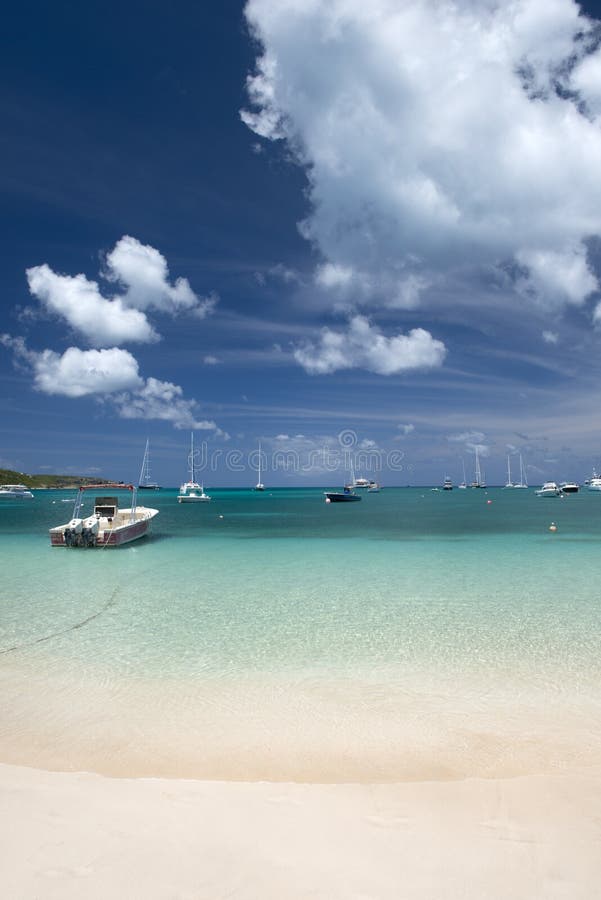Île d'Anguilla, des Caraïbes image libre de droits Île d'Anguilla, des Caraïbes image libre de droits