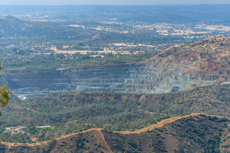 în carieră vor exista lucrări privind extracția mineralelor royalty free stock image