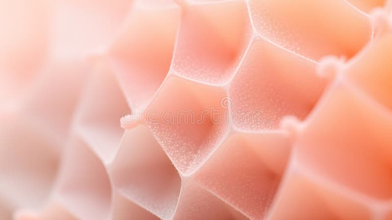 închiderea macroscopică extremă a modelelor geometrice pastel moale stock illustration
