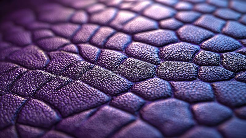 Închiderea modelului de fundal Scalare purpurie texturată cu detalii complexe Vizualizare detaliată a texturii pielii reptiliene stock illustration