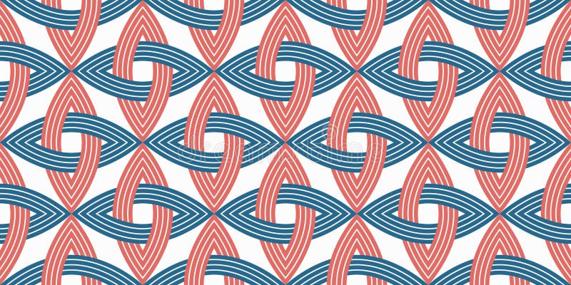 înclinare minimă a grilei pentru proiectarea vectorului de tipar geometric fără sudură, în stil retrogradat. stock illustration