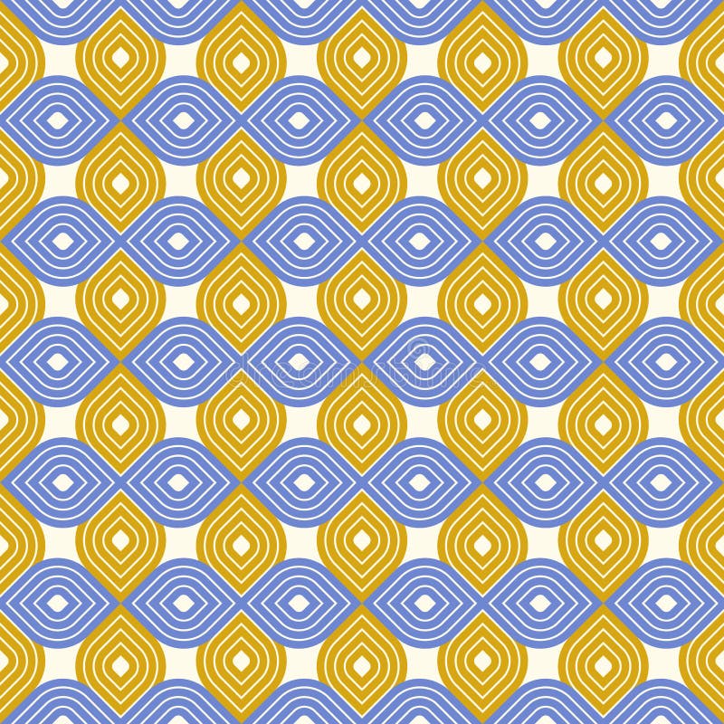 înclinare minimă a grilei pentru proiectarea vectorului de tipar geometric fără sudură, în stil retrogradat. royalty free illustration