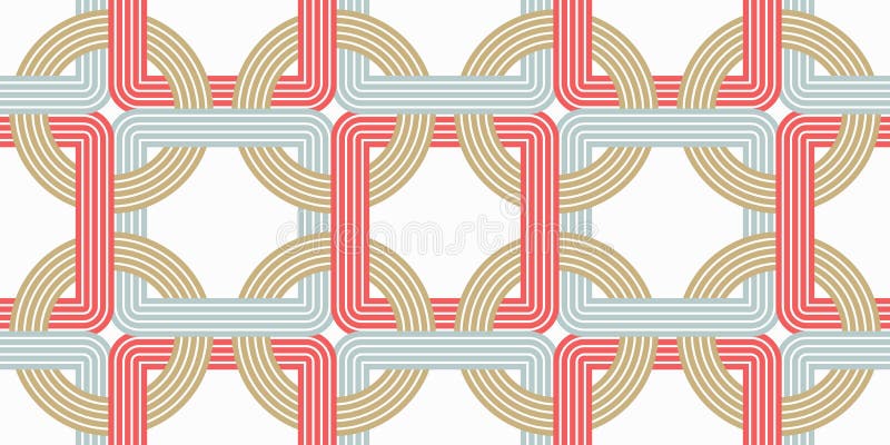 înclinare minimă a grilei pentru proiectarea vectorului de tipar geometric fără sudură, în stil retrogradat. royalty free illustration