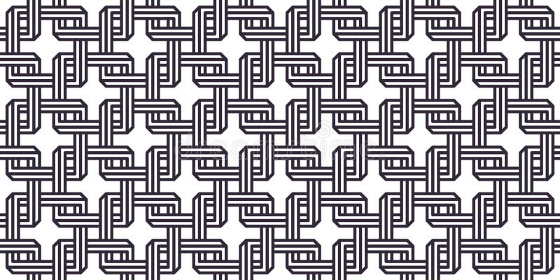 înclinare minimă a grilei pentru proiectarea vectorului de tipar geometric fără sudură, în stil retrogradat. stock illustration