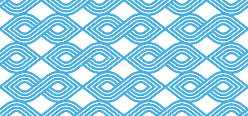 înclinare minimă a grilei pentru proiectarea vectorului de tipar geometric fără sudură, în stil retrogradat royalty free illustration