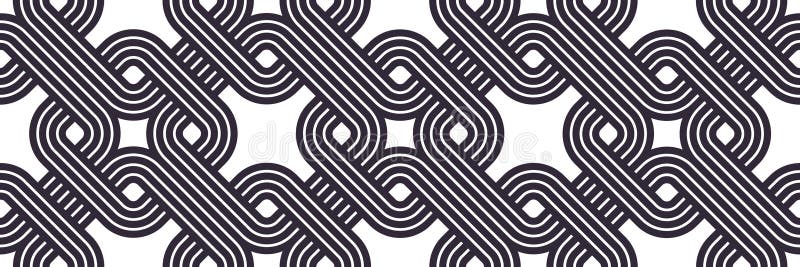 înclinare minimă a grilei pentru proiectarea vectorului de tipar geometric fără sudură, în stil retrogradat. royalty free illustration