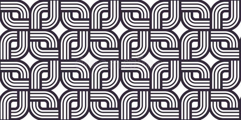înclinare minimă a grilei pentru proiectarea vectorului de tipar geometric fără sudură, în stil retrogradat. royalty free illustration