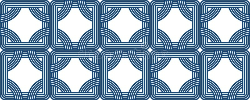 înclinare minimă a grilei pentru proiectarea vectorului de tipar geometric fără sudură, în stil retrogradat. stock illustration