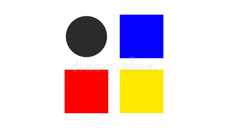 încărcare buclă de animație ecran aeuro ldquo forme rotind în sens orar vector illustration