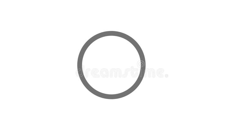 încărcarea elementului de animație impecabil cu element animat fără cusur pe fundal alb cu gri circular și gri închis pe fundal al royalty free illustration