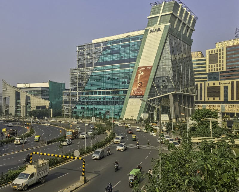 Αρχιτεκτονική της πόλης/Cyberhub Cyber σε Gurgaon, Νέο Δελχί, Ινδία στοκ εικόνες Αρχιτεκτονική της πόλης/Cyberhub Cyber σε Gurgaon, Νέο Δελχί, Ινδία στοκ εικόνες