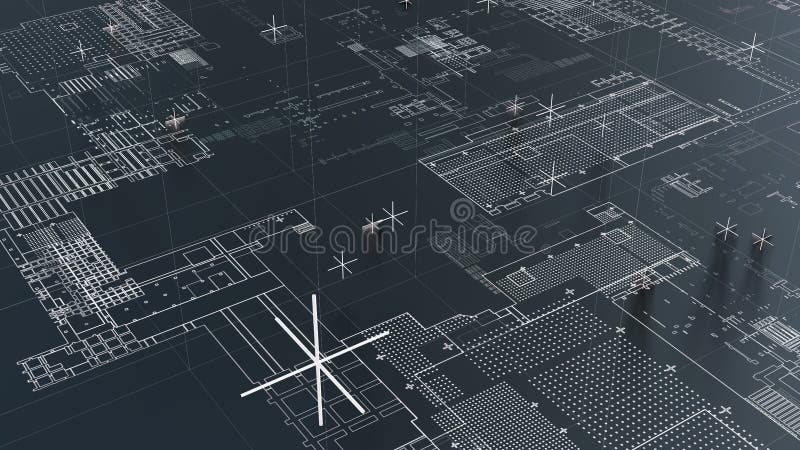 Αφηρημένο τεχνολογικό υπόβαθρο με τις άσπρες γραμμές απεικόνιση αποθεμάτων Αφηρημένο τεχνολογικό υπόβαθρο με τις άσπρες γραμμές απεικόνιση αποθεμάτων