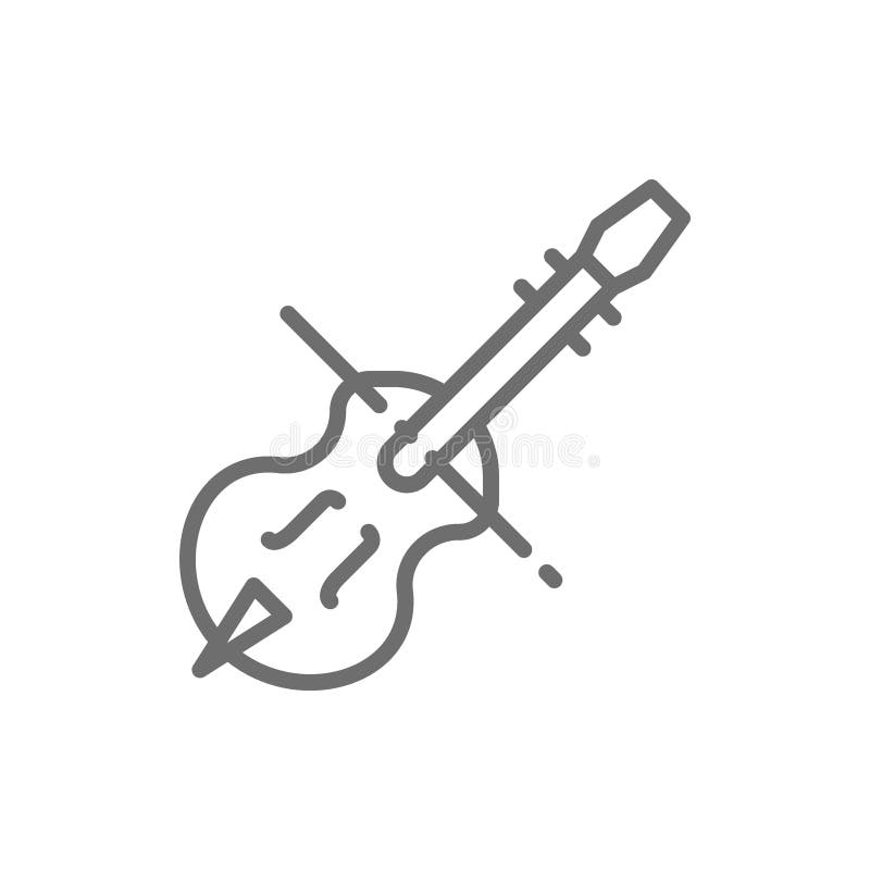 Βιολί, violoncello, βιολοντσέλο, μουσικό εικονίδιο γραμμών οργάνων σειράς απεικόνιση αποθεμάτων Βιολί, violoncello, βιολοντσέλο, μουσικό εικονίδιο γραμμών οργάνων σειράς απεικόνιση αποθεμάτων
