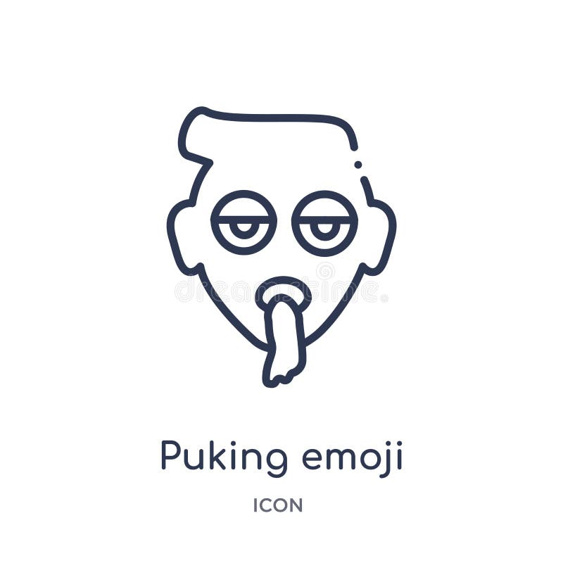 Γραμμικό puking εικονίδιο emoji από τη συλλογή περιλήψεων Emoji Λεπτό διάνυσμα emoji γραμμών puking που απομονώνεται στο άσπρο υπ ελεύθερη απεικόνιση δικαιώματος Γραμμικό puking εικονίδιο emoji από τη συλλογή περιλήψεων Emoji Λεπτό διάνυσμα emoji γραμμών puking που απομονώνεται στο άσπρο υπ ελεύθερη απεικόνιση δικαιώματος