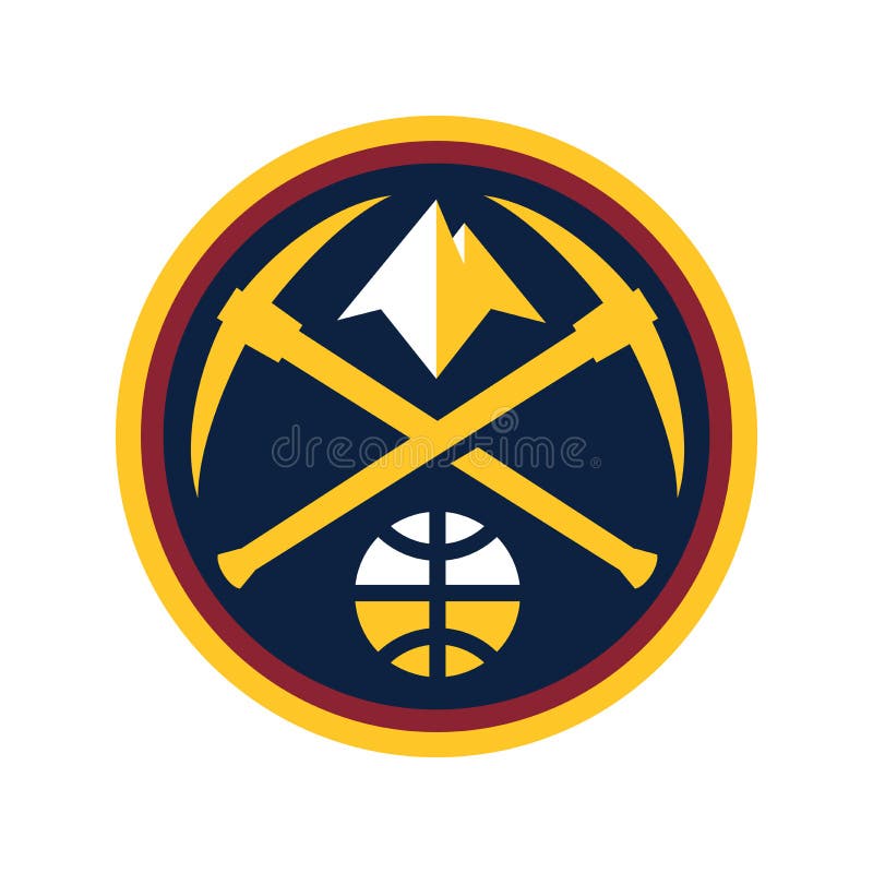 Εκδοτικός - Denver Nuggets ΝΒΑ απεικόνιση αποθεμάτων Εκδοτικός - Denver Nuggets ΝΒΑ απεικόνιση αποθεμάτων