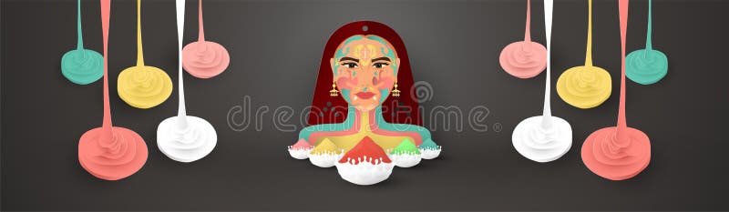 Ευτυχές Holi, φεστιβάλ των χρωμάτων Σχέδιο στοιχείων προτύπων για το πρότυπο, έμβλημα, αφίσα, ευχετήρια κάρτα Διανυσματική απεικό απεικόνιση αποθεμάτων Ευτυχές Holi, φεστιβάλ των χρωμάτων Σχέδιο στοιχείων προτύπων για το πρότυπο, έμβλημα, αφίσα, ευχετήρια κάρτα Διανυσματική απεικό απεικόνιση αποθεμάτων