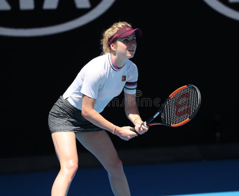 Επαγγελματικός τενίστας Elina Svitolina της Ουκρανίας στη δράση κατά τη διάρκεια της προημιτελικής αντιστοιχίας της στο 2019 Αυστ στοκ φωτογραφία Επαγγελματικός τενίστας Elina Svitolina της Ουκρανίας στη δράση κατά τη διάρκεια της προημιτελικής αντιστοιχίας της στο 2019 Αυστ στοκ φωτογραφία