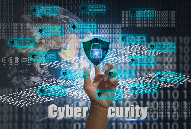 Η αφηρημένη ασφάλεια έννοιας cyber, εικονίδιο ασπίδων ασφάλειας αφής δάχτυλων, των σε απευθείας σύνδεση στοιχείων προστατεύει από διανυσματική απεικόνιση Η αφηρημένη ασφάλεια έννοιας cyber, εικονίδιο ασπίδων ασφάλειας αφής δάχτυλων, των σε απευθείας σύνδεση στοιχείων προστατεύει από διανυσματική απεικόνιση