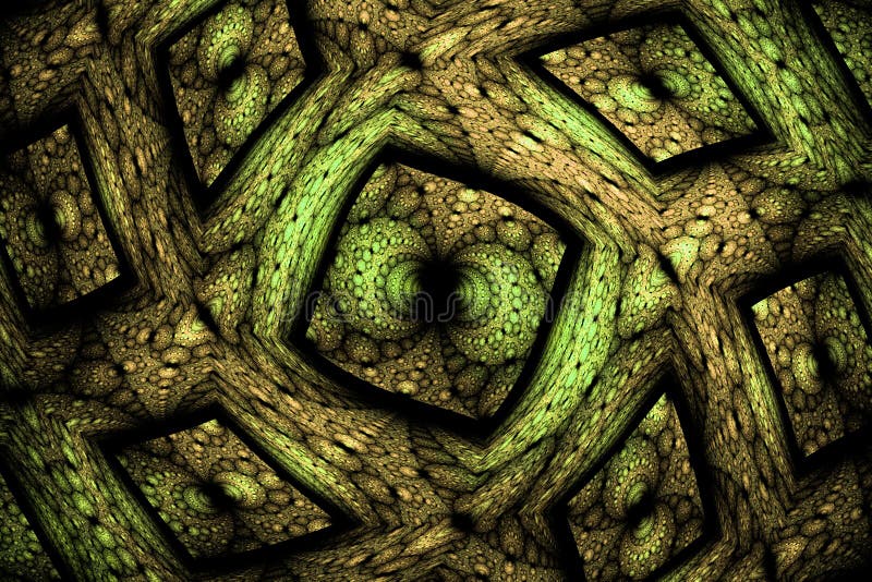 Η ζωντανεψοντη γεωμετρική fractal μορφή μπορεί να επεξηγήσει αφηρημάδας μαγική πυρηνική έκρηξη ονείρων φαντασίας τη psychedelic δ ελεύθερη απεικόνιση δικαιώματος