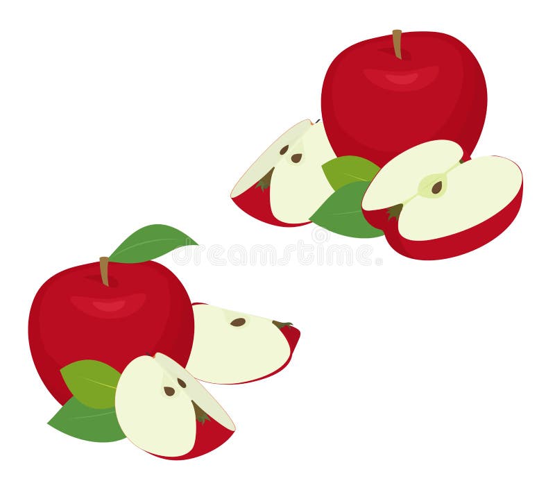 Κομμάτια της Apple καθορισμένα Ολόκληρα κόκκινα φρούτα μήλων με τη φέτα, περικοπή, με τα φύλλα στο άσπρο υπόβαθρο ως στοιχείο σχε απεικόνιση αποθεμάτων Κομμάτια της Apple καθορισμένα Ολόκληρα κόκκινα φρούτα μήλων με τη φέτα, περικοπή, με τα φύλλα στο άσπρο υπόβαθρο ως στοιχείο σχε απεικόνιση αποθεμάτων