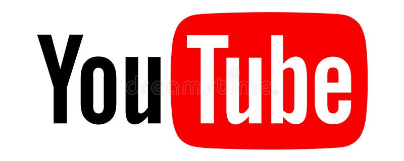 Λογότυπο εικονιδίων Youtube διανυσματική απεικόνιση Λογότυπο εικονιδίων Youtube διανυσματική απεικόνιση