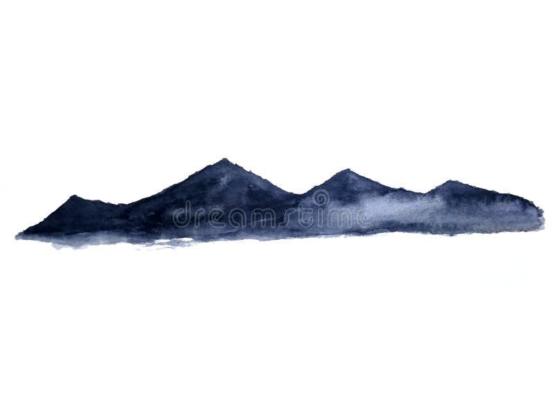 Ομίχλη βουνών τοπίων μελανιού Watercolor Παραδοσιακός Ασιάτης ύφος τέχνης της Ασίας η ανασκόπηση απομόνωσε το λευκό απεικόνιση αποθεμάτων Ομίχλη βουνών τοπίων μελανιού Watercolor Παραδοσιακός Ασιάτης ύφος τέχνης της Ασίας η ανασκόπηση απομόνωσε το λευκό απεικόνιση αποθεμάτων