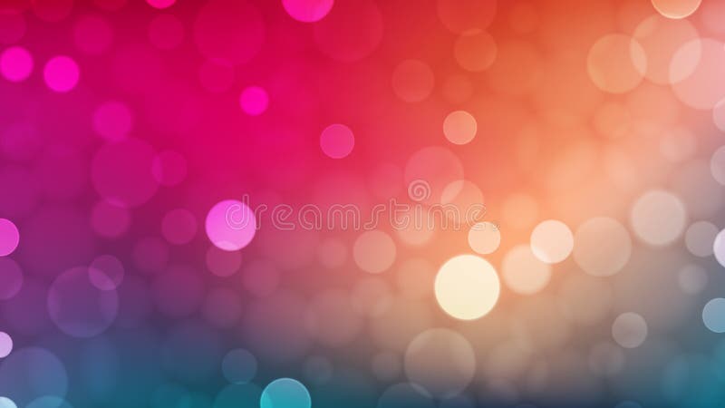 Το αφηρημένο υπόβαθρο bokeh, πολύχρωμο τα φω'τα διανυσματική απεικόνιση