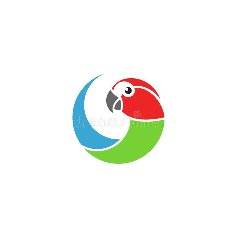 Παπαγάλος Macaw ΛΟΓΟΤΥΠΟ Απομονωμένος παπαγάλος στο άσπρο υπόβαθρο ελεύθερη απεικόνιση δικαιώματος Παπαγάλος Macaw ΛΟΓΟΤΥΠΟ Απομονωμένος παπαγάλος στο άσπρο υπόβαθρο ελεύθερη απεικόνιση δικαιώματος