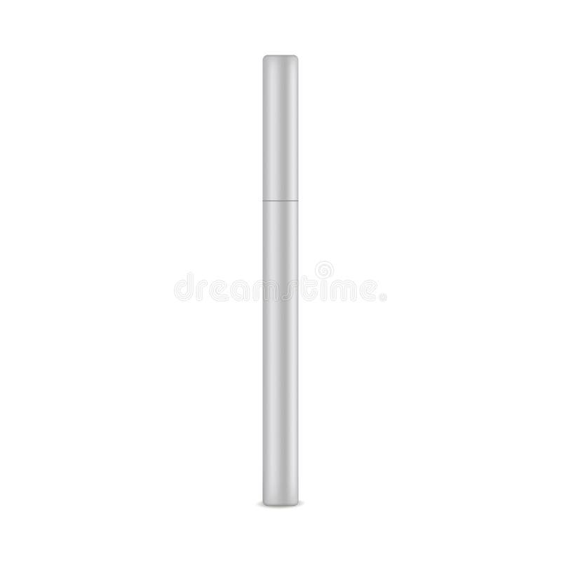 Eyeliner tube mockup vector illustration Eyeliner tube mockup vector illustration