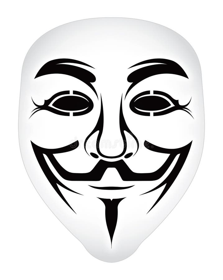 Vector anonymous hackers mask against ACTA. Vector anonymous hackers mask against ACTA.