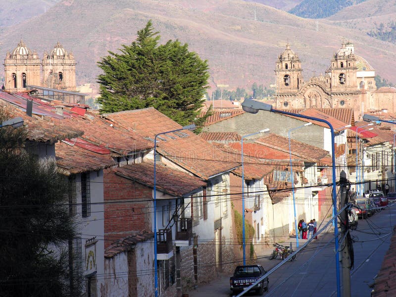 Задняя дорога в cusco, Перу стоковое изображение Задняя дорога в cusco, Перу стоковое изображение