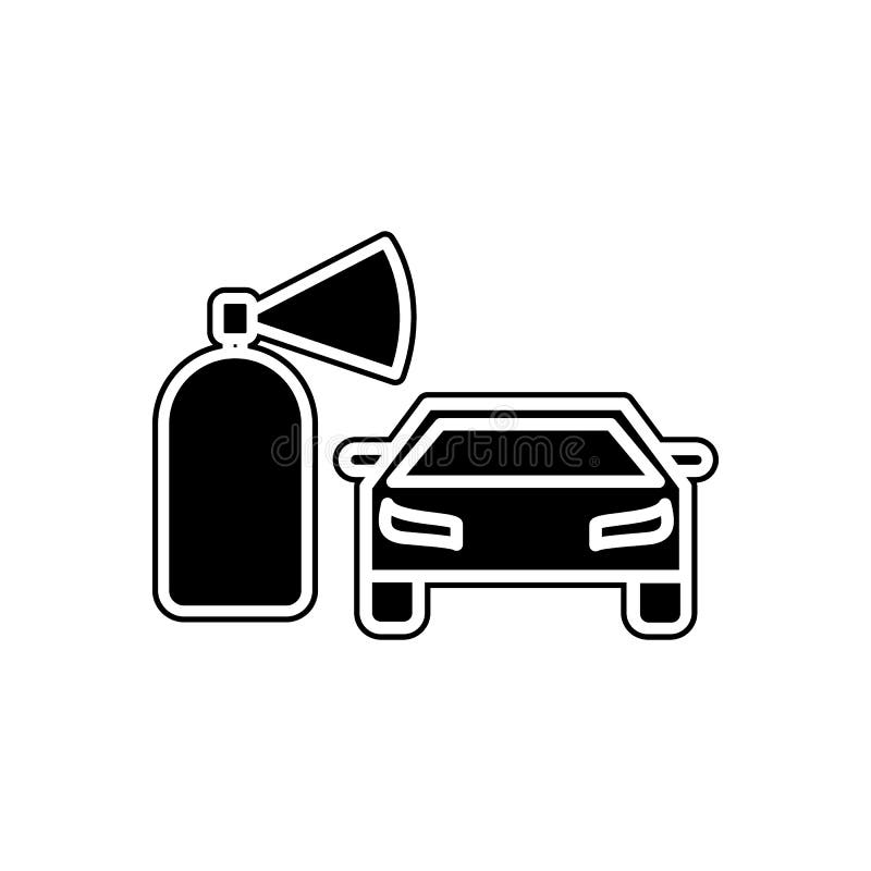значок огнетушителя автомобиля Элемент автомобилей обслуживания и запчастей для мобильных концепции и значка приложений сети Глиф бесплатная иллюстрация значок огнетушителя автомобиля Элемент автомобилей обслуживания и запчастей для мобильных концепции и значка приложений сети Глиф бесплатная иллюстрация