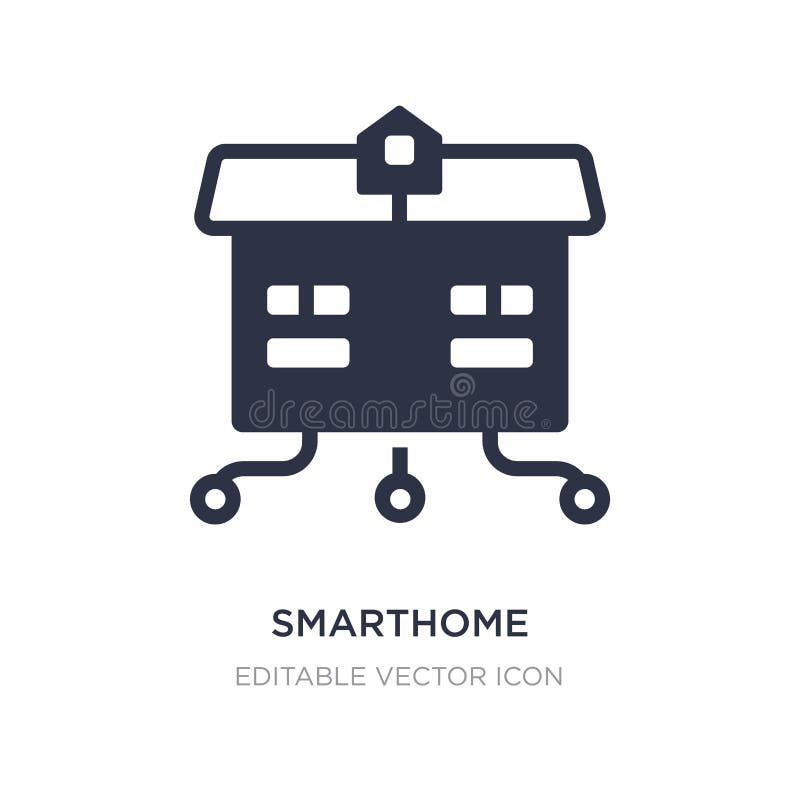 значок smarthome на белой предпосылке Простая иллюстрация элемента от другой концепции иллюстрация штока значок smarthome на белой предпосылке Простая иллюстрация элемента от другой концепции иллюстрация штока