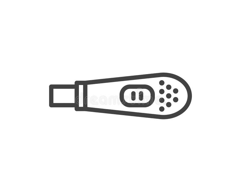 Значок теста на беременность Черная предпосылка с белизной также вектор иллюстрации притяжки corel бесплатная иллюстрация Значок теста на беременность Черная предпосылка с белизной также вектор иллюстрации притяжки corel бесплатная иллюстрация