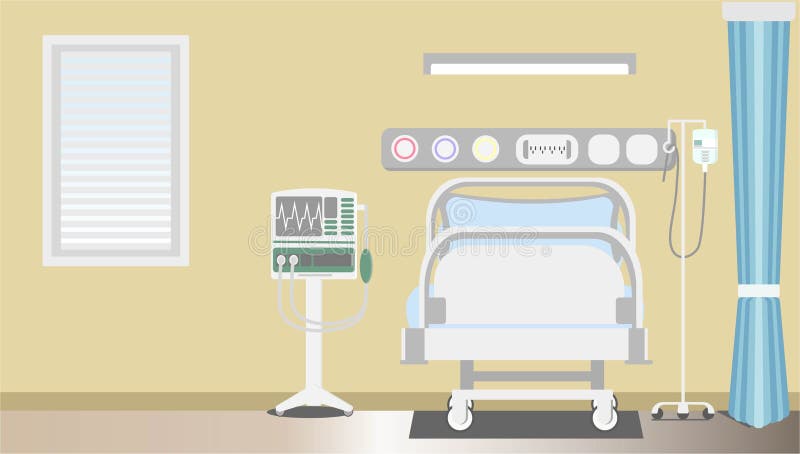 Космос внутренней интенсивной терапией терпеливый с иллюстратором вектора экземпляра плоским иллюстрация вектора Космос внутренней интенсивной терапией терпеливый с иллюстратором вектора экземпляра плоским иллюстрация вектора