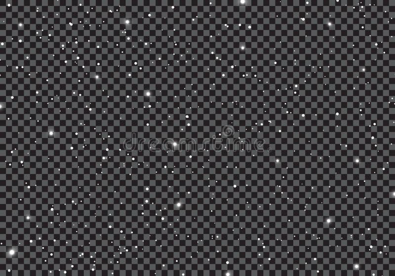 Космос с безграничностью космоса вселенной звезд и starlight на прозрачной предпосылке Галактика и планеты неба звездной ночи в к иллюстрация вектора