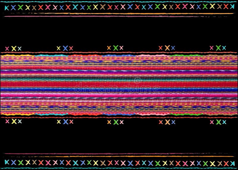 Картина нашивок Multicolor племенного вектора навахо безшовная ацтекская причудливая абстрактная геометрическая печать искусства иллюстрация штока Картина нашивок Multicolor племенного вектора навахо безшовная ацтекская причудливая абстрактная геометрическая печать искусства иллюстрация штока