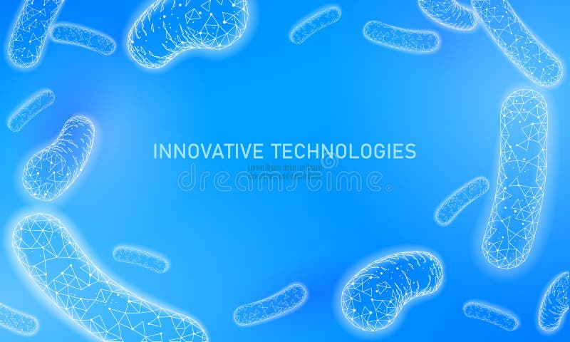 Низкий уровень бактерий 3D поли представляет probiotics Здоровая нормальная флора пищеварения человеческой продукции йогурта кише иллюстрация вектора Низкий уровень бактерий 3D поли представляет probiotics Здоровая нормальная флора пищеварения человеческой продукции йогурта кише иллюстрация вектора