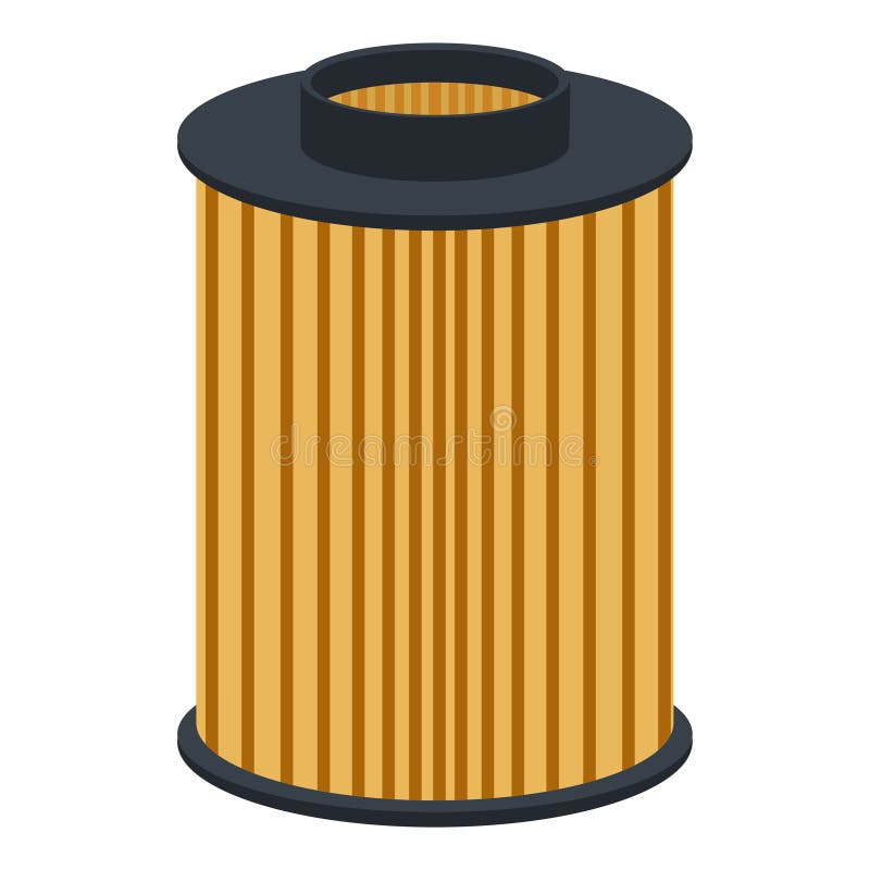 Car Air Filter on White Background for Graphic and  Design, Modern