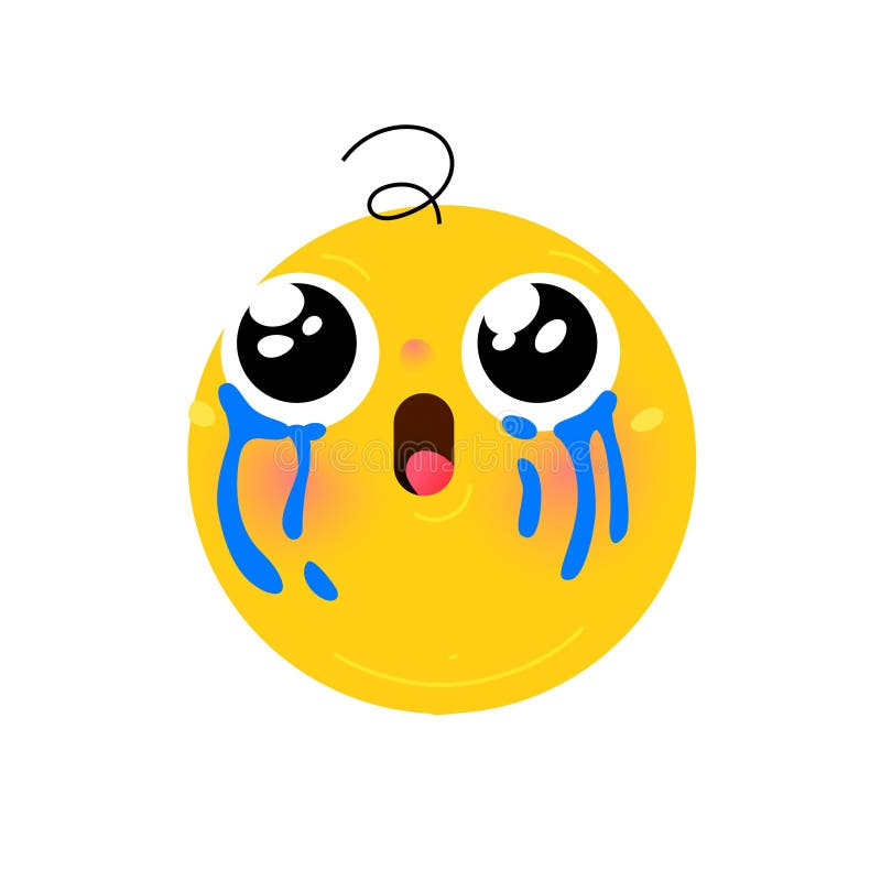 плача smiley вектор Эмоциональный smiley для ежедневных выражений в социальных сетях, залах чата, сообщениях, черни и сети иллюстрация штока плача smiley вектор Эмоциональный smiley для ежедневных выражений в социальных сетях, залах чата, сообщениях, черни и сети иллюстрация штока