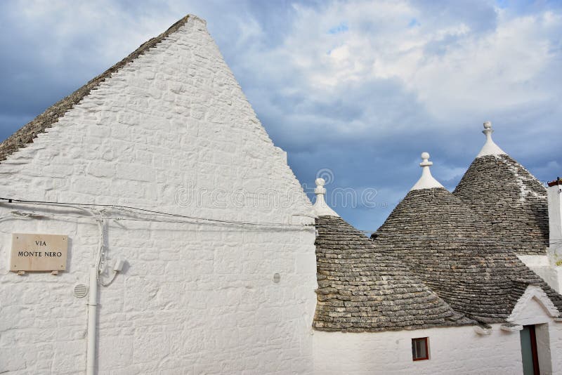 Уникальные дома Trulli Alberobello стоковые фото Уникальные дома Trulli Alberobello стоковые фото